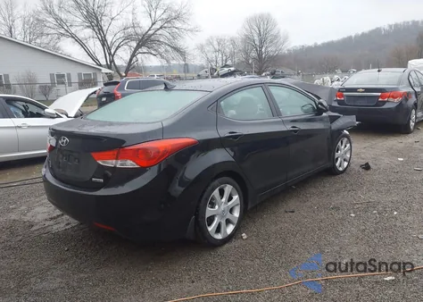 2013 Hyundai Elantra Limited from USA, damaged, VIN KMHDH4AEXDU748342